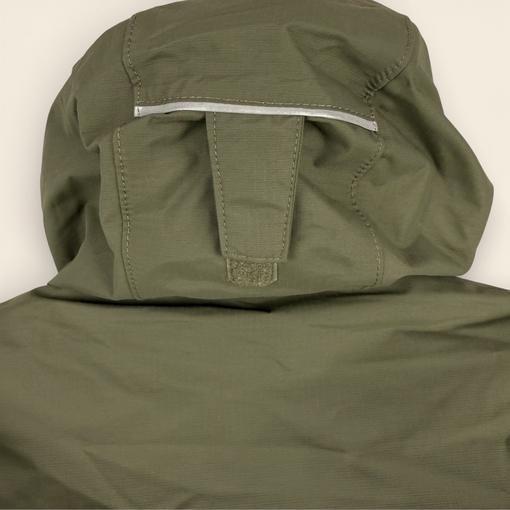 COLUMBIA Hooded Parka Jacket Youth XS 6/7 Green Plaid Lining Winter Coat NEW - Picture 9 of 12